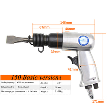 150mm Professional Air Hammer Handheld Pistol Gas Shovels Small Rust Remover Cutting Drilling Chipping Pneumatic Tools 2024 - buy cheap