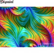 Dispaint Full Square/Round Drill 5D DIY Diamond Painting "Color feather landscape" Embroidery Cross Stitch 5D Home Decor A11597 2024 - buy cheap