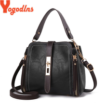 Yogodlns Fashion Women Bag Leather Handbags PU Shoulder Bag Small Flap Crossbody Bags for Women Messenger Bags vintage purse 2024 - buy cheap