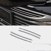 Refit Front Hood Billet Grille Grill Mesh Horizontal Car Stickers Car Styling 4Pcs/Set For Toyota Camry XV70 2017 2018 2024 - buy cheap