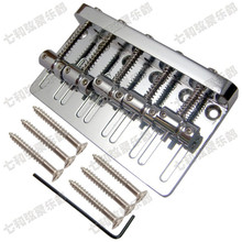 A set of Silver iron bass Electric guitar Bridge 5 bass strings guitar accessories parts Musical instrument 2024 - buy cheap