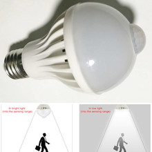 1- 10Pcs LED Bulb Motion Sensor Lamp 220V E27 Led Light 3W 5W 7W 9W 12W 15W Sound+Light Auto Smart Led Infrared Body Lamp 2024 - buy cheap