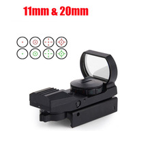 Lumiparty Red dot 20mm 11mm Rail Riflescope Hunting Optics Scope Tactical HolographicMro Sight Reflex 4 Reticle Tactical red dot 2024 - buy cheap