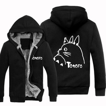 H001 New Totoro Hoodies Cartoon Anime Cosplay Hooded Winter cotton baseball Coats Jackets Men Cardigan Sweatshirt 2024 - buy cheap