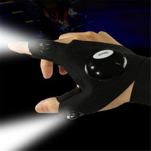 Светодиодные перчатки для освещения пальцев авто ремонт на открытом воздухе мигающий артефакт 2024 - купить недорого