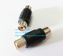 Free shipping/25pcs/ RCA Coupler Connector,RCA Female F to Female F Audio Coupler Adapter RCA Jack to Jack Adapter 2024 - buy cheap