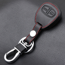 New design Genuine Leather cover wallet key remote case For Mitsubishi outlander ASX colt LANCER Grandis Pajero sport 2 buttons 2024 - buy cheap