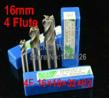 5 unids/set 16,0 MM 4 flauta HSS y fresa para fresado de aluminio CNC Bit herramientas de torno de fresado herramientas de corte. Herramienta de torno, broca de enrutador 2024 - compra barato