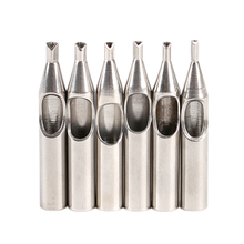 10pcs Stainless Steel Tattoo Nozzle Tips Set Round Diamond Magnum DT RT FT Tattoo Tips Mixed for Tattoo Supply 2024 - buy cheap