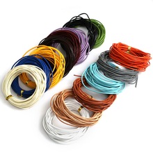 Hot Sale 1.5mm 5m/lot Round Shape Genuine Leather Cord Jewelry for Bracelet & Necklace DIY Making 2024 - buy cheap