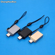 ChengHaoRan портативный полезный Micro USB папа к USB 2,0 Женский адаптер OTG конвертер для планшет телефон Android 2024 - купить недорого
