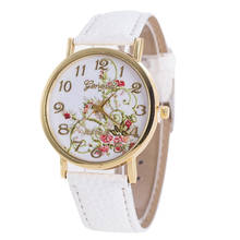 Geneva Watches Women Fashion Flowers bracelet Watches Sport Analog Quartz Wrist Watch top brand luxury relojes mujer montres 2024 - buy cheap
