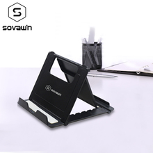 Sovawin Desk Phone Holder for iPhone Universal Stands Foldable Phone Holder for Samsung Galaxy S8 Tablet Mobile Phone Holder 2024 - buy cheap