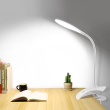 3 Levels Brightness Dimmable LED Table lamp USB LED Desk lamp Touch Sensor Control Study Reading Book light With Clip Stand 2024 - buy cheap