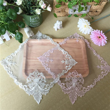 Elegant Embroidery Table Runner Pastoral Fabric Tea tablecloth, Luxury Square Table mat table Cover for decoration 2024 - buy cheap