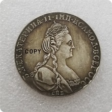 1 ROUBLE 1780 RUSSIA Copy Coin commemorative coins-replica coins medal coins collectibles 2024 - buy cheap