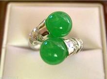 Anel de jade verde natural>>> lindo tamanho 6-9 # frete grátis 2024 - compre barato