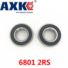 Axk 6801 2rs Bearing Abec-1 (10pcs) 12x21x5 Mm Seals 6801rs Thin Section Bearings 61801 Rs 2024 - buy cheap