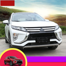 Front car mark Decorative strip intermediate net Decorative bright strip Exterior For Mitsubishi ECLIPSE CROSS 2018 2019 2024 - buy cheap