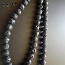 4 6 8 10 12mm Lava Beads Natural Black Volcanic Lava Rock Matte Round Beads 15" Full Strand Loose Bead for jewelry making diy 2024 - buy cheap