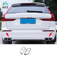 For Volvo XC60 XC 60 2018 Car Tail End Pipe Exhaust Muffler Tip Cover Trim Car Styling Decoration Stainless steel 2024 - buy cheap