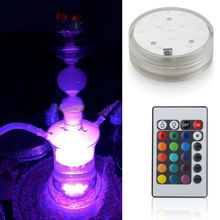 Kitosun 1 pc luces LED sumergibles de diseño subacuático Base de control remoto para jarrón de papel linterna Shisha decoración de fumar 2022 - compra barato