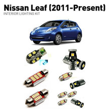 Led interior lights For Nissan leaf 2011+  4pc Led Lights For Cars lighting kit automotive bulbs Canbus 2024 - buy cheap