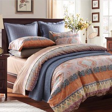Home Textiles2016 100%cotton satin Reactive printed cover bedding sheet bedspread pillowcase free shipping 2024 - buy cheap