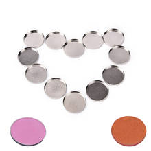 DIY Makeup Tool 26mm Makeup Cosmetic Empty Aluminum Cases Pans For Eyeshadow Eye Shadow Container Pans Palette Case 12 pcs 2024 - buy cheap