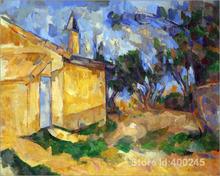 Reproducción artística famosa, pinturas de alta calidad pintadas a mano de Le Cabanon de Jourdan Paul Cezanne 2024 - compra barato