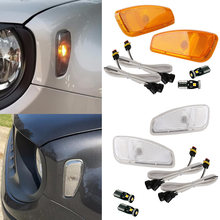 Turn signal head light side lamp for jeep renegade Side Reflection WarningTurn Signal Light Lamp Non polarity T10 LED bulbs 2024 - buy cheap