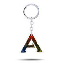 Anime Vintage Jewelry Pendants Necklace ARK Survival Evolved Keychains Key Holders Keyrings Porte Clef Marque Llaveros 2024 - buy cheap