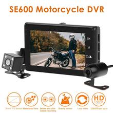 Vodool-câmera de painel para motocicleta se600, dvr, tela de 3.0 ", lente dupla frontal e traseira, 1080p, à prova d'água, sensor g, gravador, câmera de painel 2024 - compre barato