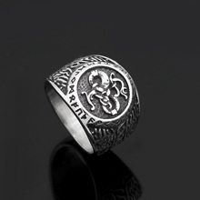 Men 316L stainless steel norse Viking thor's hammer Scandinavian vantage ring jewlery 2024 - buy cheap