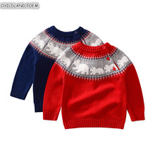 Suéter de Navidad para niños, suéter de algodón para bebé, suéter de niña bebé, cárdigan de Año Nuevo, suéter para bebés niños y niñas 2024 - compra barato