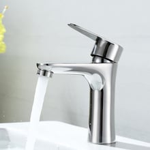 Stainless Steel Bathroom Basin Faucet Sink Mixer Taps Vanity Hot and Cold Water Mixer Faucet Crane Deck Mounted Single Handle 2024 - buy cheap