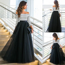 Black Long Bridal Petticoat Wedding Ball Gown Underskirt Rockabilly Dress Crinoline Tulle Skirt jupon femme Wedding Accessories 2024 - buy cheap