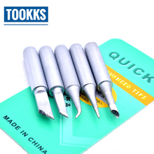 5Pcs/Lot   Quick  Original 936 Soldering Station Solder Iron Tips Also work for  Hakko ATTEN Aoyue Yihua 936 Soldering Station 2024 - buy cheap