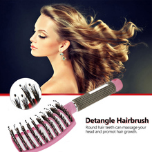 4 Colors Women Magic Hair Comb Bristle Scalp Massage Hairbrush Comb Detangle Tangle Hair Brush Salon Hairdressing Styling Tools 2024 - buy cheap