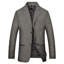 2019 Spring And Autumn Men's Slim Fit Mens Blazers Casual Suit business jacket Men Dress Suits classic coats Business mens 2024 - buy cheap