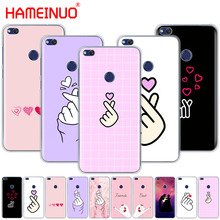 HAMEINUO Love on the finger Cover phone Case for huawei Ascend P7 P8 P9 P10 P20 lite plus pro G9 G8 G7 2017 2024 - buy cheap