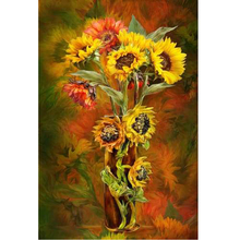 GLymg Sunflower In Sunflower Vase 5D Diamond Painting Diamond Painting Kits For Adults Diy Diamond Embroidery Wall Arts Decor 2024 - buy cheap