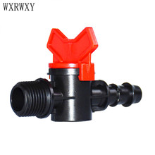 wxrwxy Irrigation valve male 1/2 to the 1/2 hose barbed connector garden tap cranes 16 mm hose Water-valve 20 pcs 2024 - buy cheap