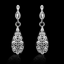 pendientes silver-plated jewelry mujer earrings  brincos plata long orecchini oorbellen women jewelry hoop 151 2024 - buy cheap