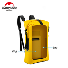 Naturehike 28l separação molhada e seca mochila tpu repelente de água saco seco grande capacidade barco acampamento rafting natação 2024 - compre barato