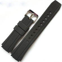The latest applies to for Casio EF-552 watch strap rubber strap instead of silicone bracelet 2024 - buy cheap