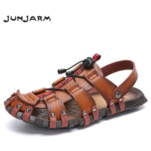 JUNJARM New Men Sandals Summer Flip Flops Slippers Men Outdoor Beach Casual Shoes Cheap Male Sandals Sandalia Masculina 47 2024 - buy cheap