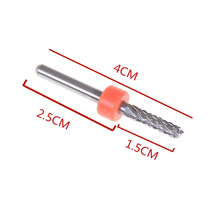1PCS 3.175mm Carbide Tungsten Corn Cutter Cutting PCB Milling Bits End Mill CNC Router Bits For Engraving Machine 2024 - buy cheap