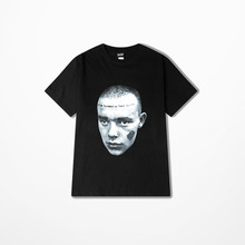 2019 maré de marca punk rock camiseta engraçada com skateboard hip hop tatuagem menino retrato camiseta masculina camiseta para homens high street drake 2024 - compre barato