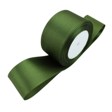 (25 yards/roll) 2'' (50mm) Olive Green Single face satin ribbon webbing decorationgift Christmas ribbons 2024 - buy cheap